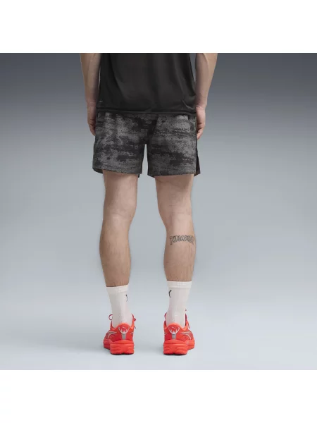 PUMA MÄ™skie szorty do biegania Brightstride Dreamrun Printed 5" OdzieÅ¼ S czarny