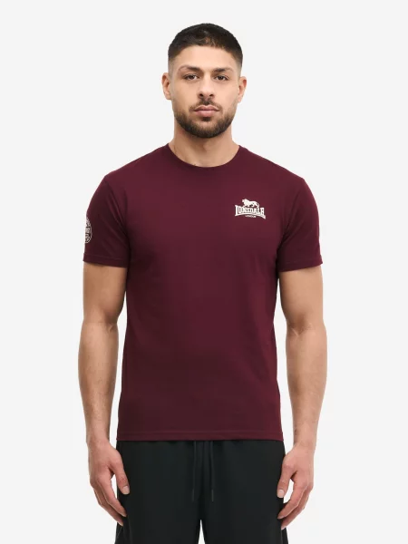LONSDALE Tričko WARLINGHAM' červená