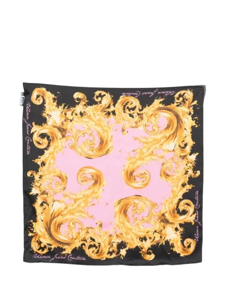 Fular Versace Jeans Couture cu imagine negru