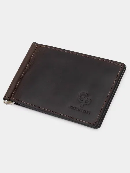 Grande Pelle Портмоне Шкіра коричневий