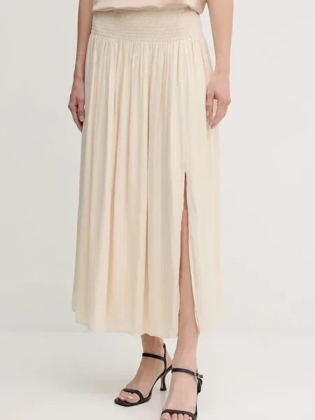 Marc Aurel fustă midi evazați bej