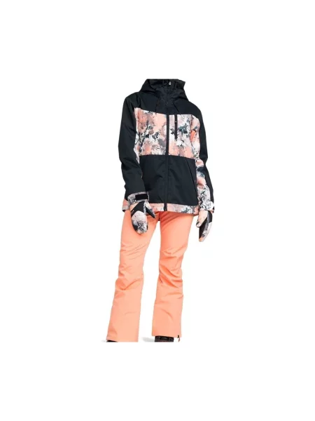 Snowboardová bunda ROXY Presence Parka peach dreamy picture pink