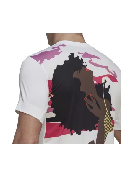 Póló Adidas nyomtatás fehér