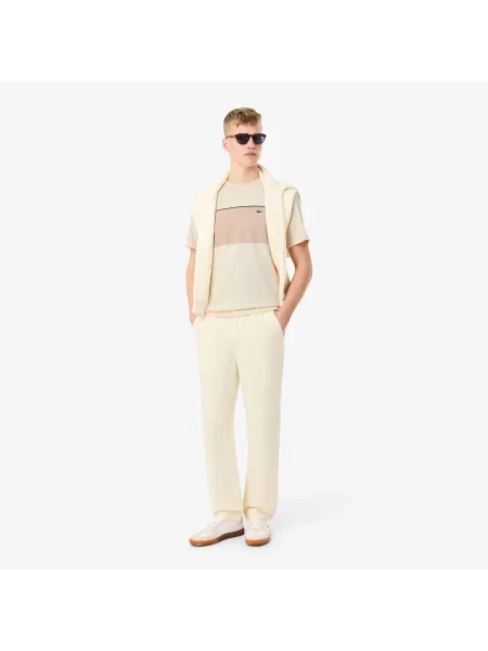 Футболка Lacoste бежевая