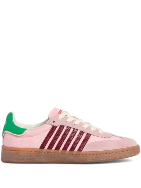 Sneakerși Dsquared2 cu dungi roz