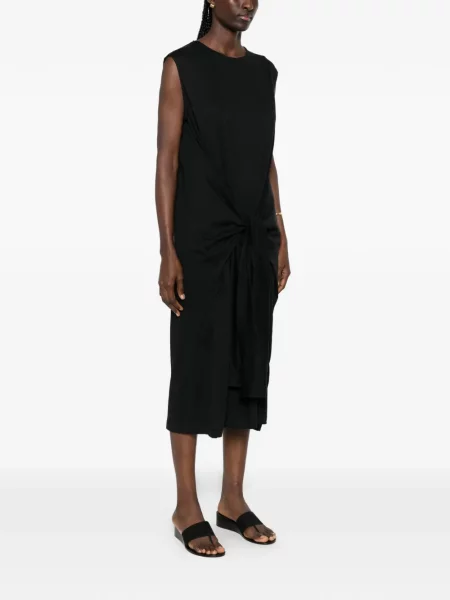 Rochie midi Toteme fără mâneci negru