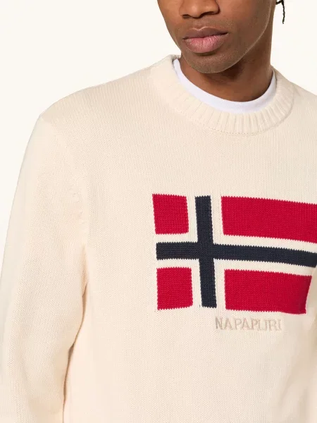 Napapijri Sweter D-Murca beige beżowy