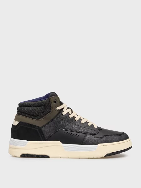 Шкіряні черевики G-star Raw чорні