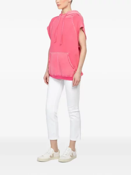Αμάνικο hoodie Freecity ροζ