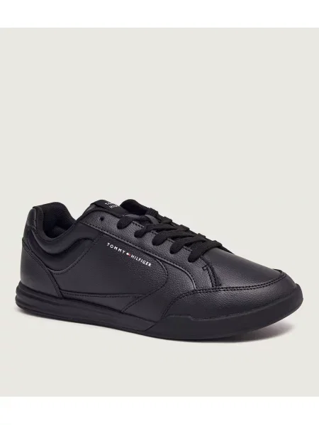 Tommy Hilfiger Sportcipők Low Pro Cupsole Perf Leather fekete