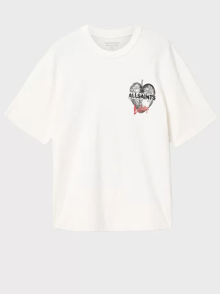 Футболка Allsaints біла