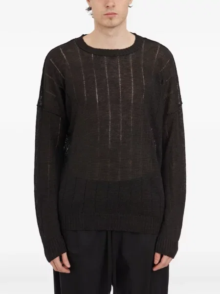 Pulover Isabel Benenato cu decolteu rotund negru