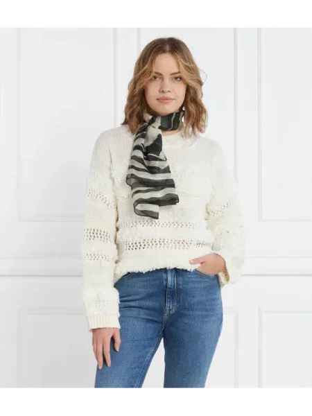 Liviana Conti de lână pulover alb