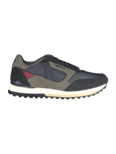 Sneakersy Gas skórzane niebieskie
