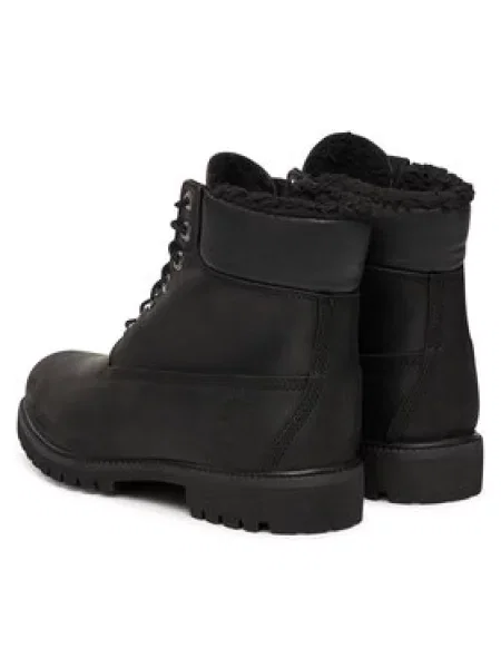 TIMBERLAND Auliniai batai su raišteliais juoda
