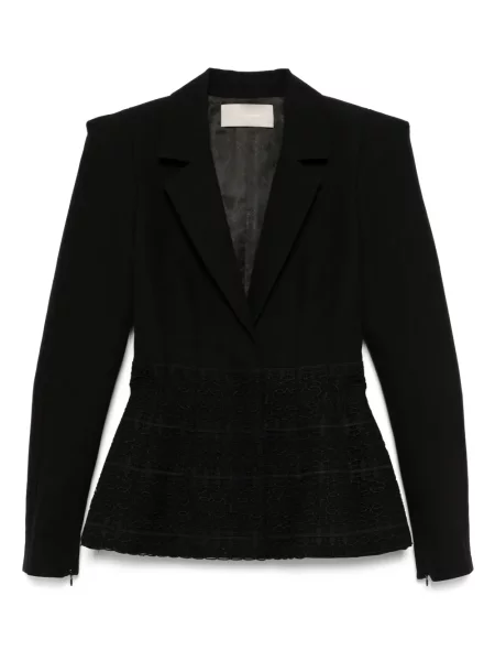 Cu peplum sacou Elie Saab negru