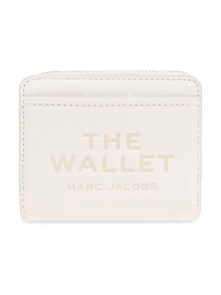 Portfel Marc Jacobs skórzany biały