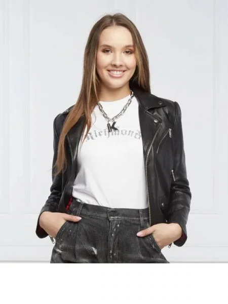 John Richmond Tricou ABASKA alb