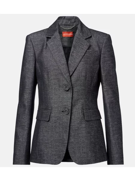 Sacou Altuzarra de mătase negru