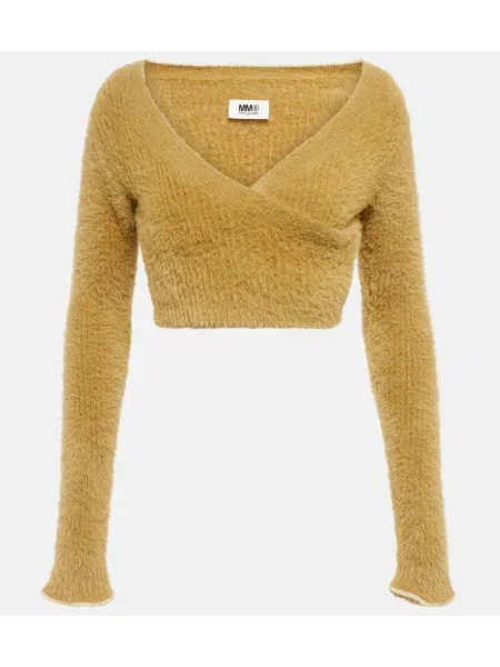 Cropp top Mm6 Maison Margiela tricotate bej