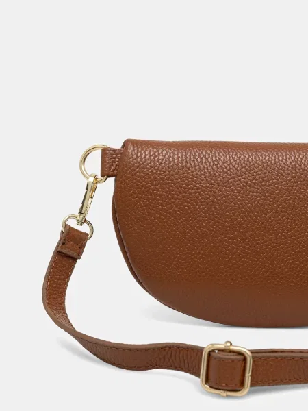 Шкіряна сумка на Answear Lab коричневий