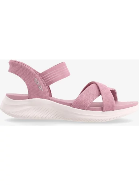 Sandały Skechers Slip-Ins Ultra Flex Never Better w kolorze intensywnego różu różowe