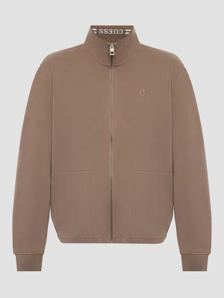 Спортивна кофта GUESS бежевий