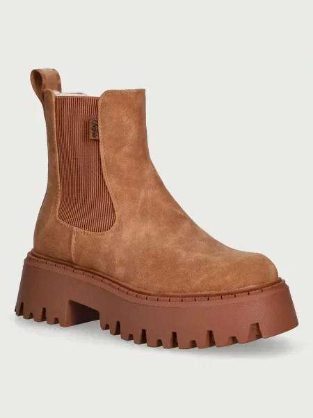 Buffalo botine pentru femei Aspen Chelsea Warm maro