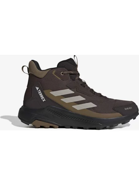 Buty trekkingowe adidas Terrex Anylander Mid Rain.Rdy hiking ciemnobrązowe beżowe czarne