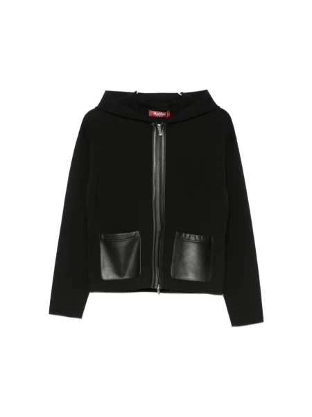 Bluza rozpinana Max Mara Studio czarna