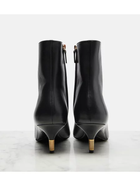 Cropp cizme scurte Khaite din piele negru