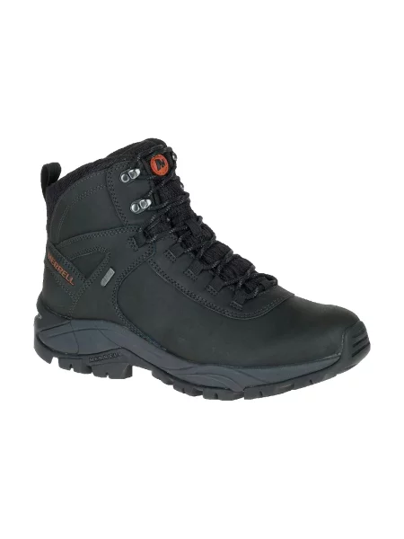 Kožené nepromokavé kozačky Merrell černé