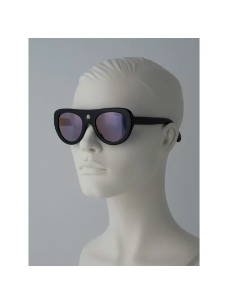 Okulary przeciwsłoneczne Moncler czarne