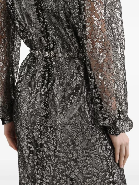 Μπλούζα Dolce & Gabbana με δαντέλα μαύρο