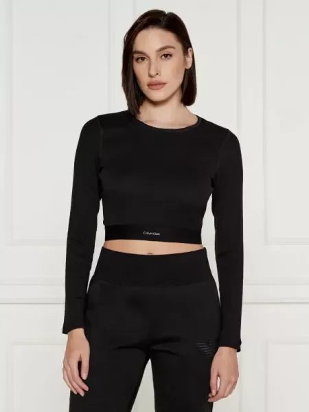 Calvin Klein Underwear Bluză | Cropped Fit negru