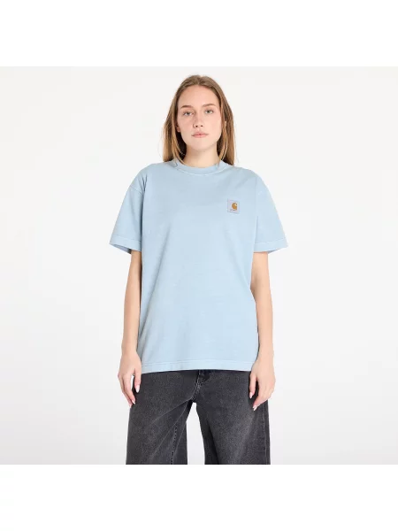 Tricou Carhartt WIP S/S Vista T-Shirt UNISEX Dusty Ice Garment Dyed L