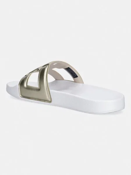 Tommy Hilfiger klapki TH MONOGRAM POOL SLIDE białe