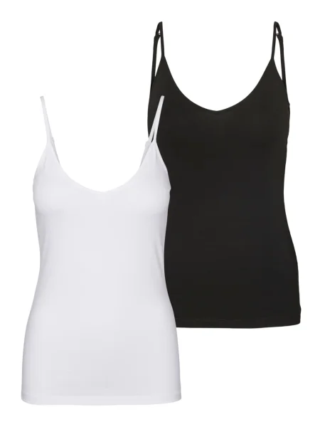Top Vero Moda Tall negru