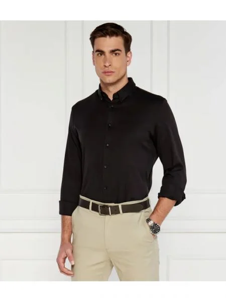 Calvin Klein Cămașă SMOOTH negru