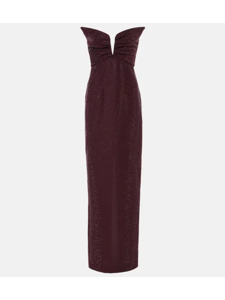 Rochie Roland Mouret de cristal violet