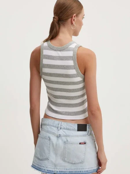 Top Hollister Co. šedý