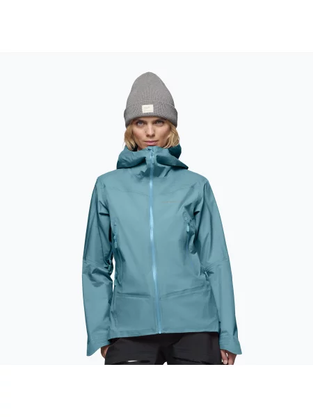 Geacă de ploaie pentru femei NORRONA Falketind Gore-Tex brittany blue albastru