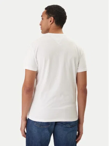 Tommy Jeans Marškinėliai Linear Logo balta