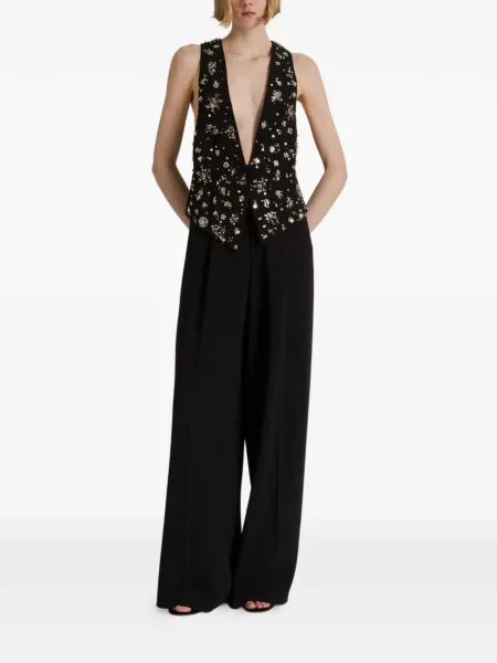 Pantaloni Alberta Ferretti negru