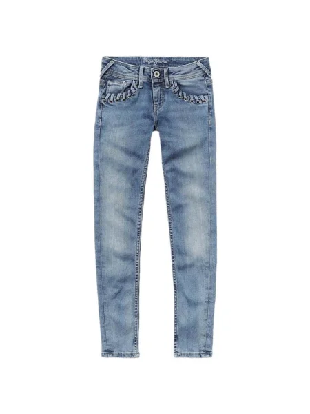 Blugi copii Pepe Jeans albastru