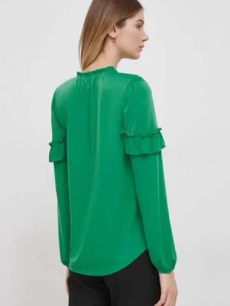 Halenka Lauren Ralph Lauren zelená hladká