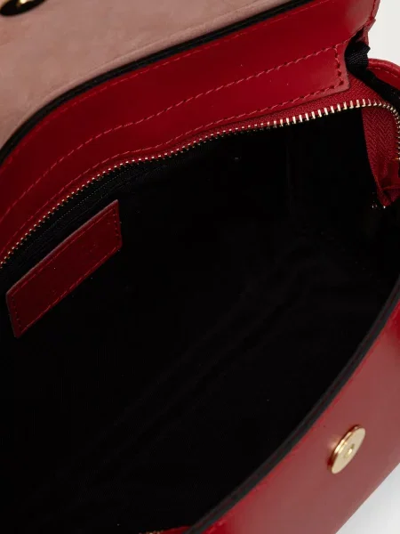 Bőr shopper táska Answear.lab piros