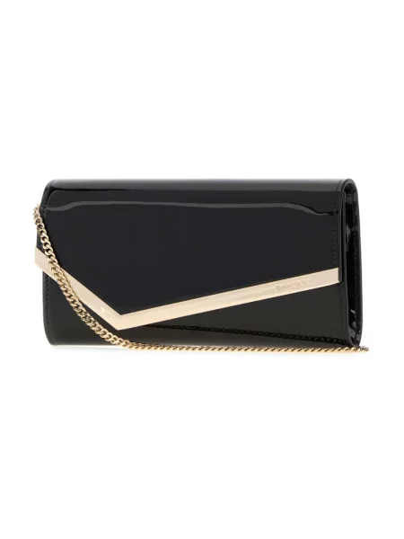 Portfel Jimmy Choo skórzany czarny