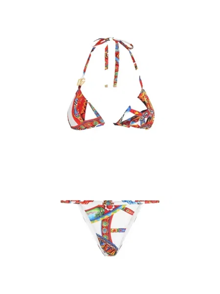 Bikini Dolce & Gabbana cu imagine alb