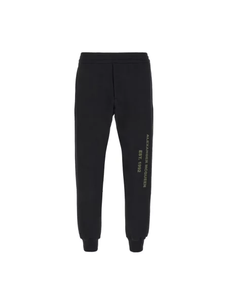 Spodnie Alexander Mcqueen czarne